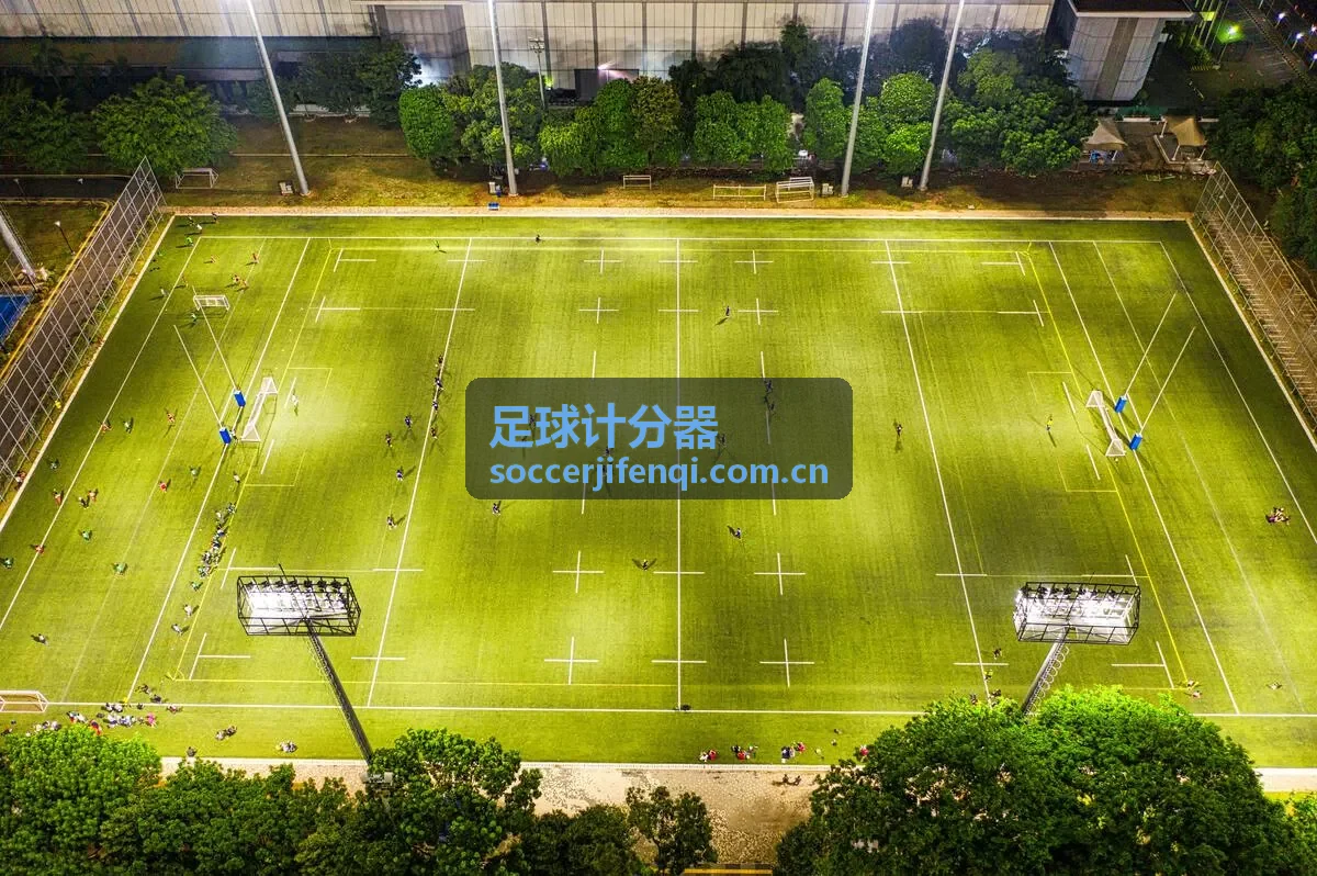 足球计分器主控台设备联动操作界面